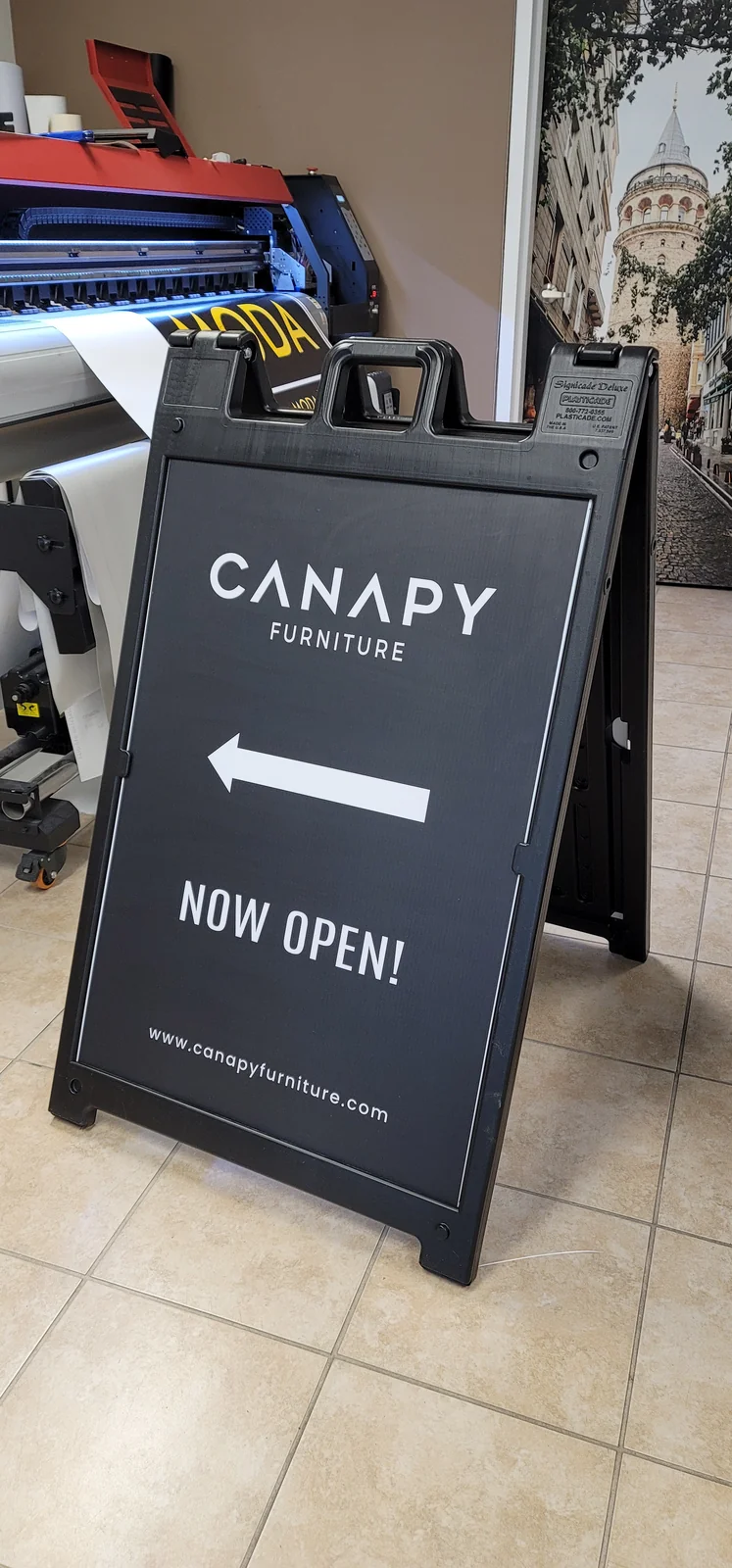A-frame sign project by Kerem Sign in Toronto